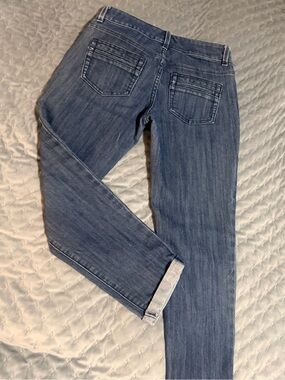 The Limited Women's Skinny Capri Jeans - Mid Blue Wash Size 4               #47